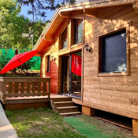 Camping L'Enclave Mobil-Home Estavar Esterno foto