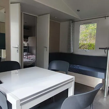 Camping L'Enclave Mobil-Home Estavar Esterno foto