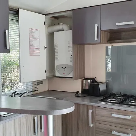 Camping L'Enclave Mobil-Home Estavar Esterno foto